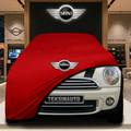 MİNİ COOPER HATCH R56 2006-2014 Custom Fit Indoor Car Cover Soft Stretch Black Gray Blue Red Dust Protection Garage Cover Laser Cut + Bag