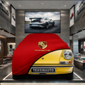 PORSCHE 911 COUPE (G) 1973-1989 Custom Fit Indoor Car Cover Soft Stretch Black Gray Blue Red Dust Protection Garage Cover Laser Cut + Bag