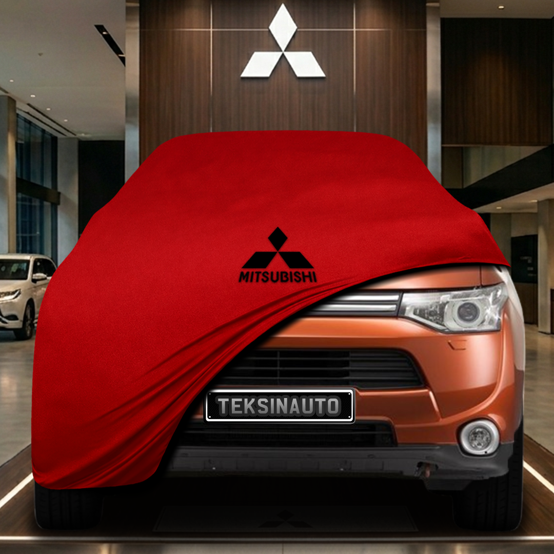 MİTSUBİSHİ OUTLANDER 3 (2012-2021) Custom Fit Indoor Car Cover Soft Stretch Black Gray Blue Red Dust Protection Garage Cover Laser Cut + Bag