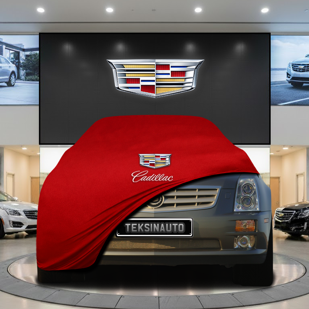 Cadillac STS (2004-2011) Custom Fit Indoor Car Cover Soft Stretch Black Gray Blue Red Dust Protection Garage Cover Laser Cut + Bag