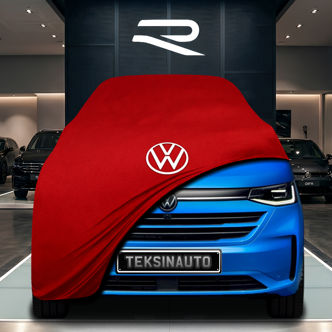 Volkswagen Transporter T7 (2025-) Custom Fit Indoor Car Cover Soft Stretch Black Gray Blue Red Dust Protection Garage Cover Laser Cut + Bag
