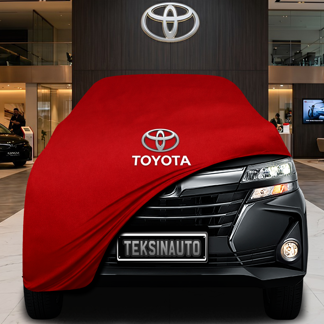 TOYOTA AVANZA Custom Fit Indoor Car Cover Soft Stretch Black Gray Blue Red Dust Protection Garage Cover Laser Cut + Bag