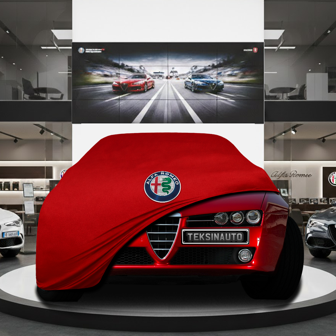 Alfa Romeo Brera Coupe (2005-2010) Custom Fit Indoor Car Cover Soft Stretch Black Gray Blue Red Dust Protection Garage Cover Laser Cut + Bag