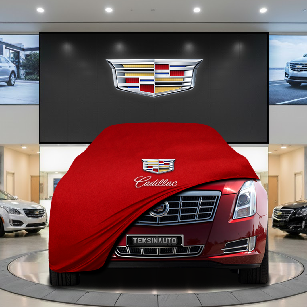 Cadillac XTS (2012-2019) Custom Fit Indoor Car Cover Soft Stretch Black Gray Blue Red Dust Protection Garage Cover Laser Cut + Bag