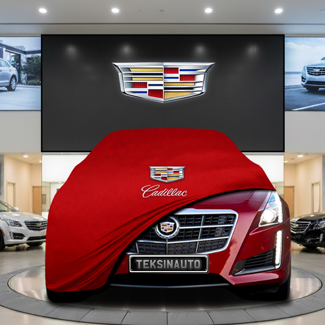 Cadillac CTS3 (2014-2019) Custom Fit Indoor Car Cover Soft Stretch Black Gray Blue Red Dust Protection Garage Cover Laser Cut + Bag