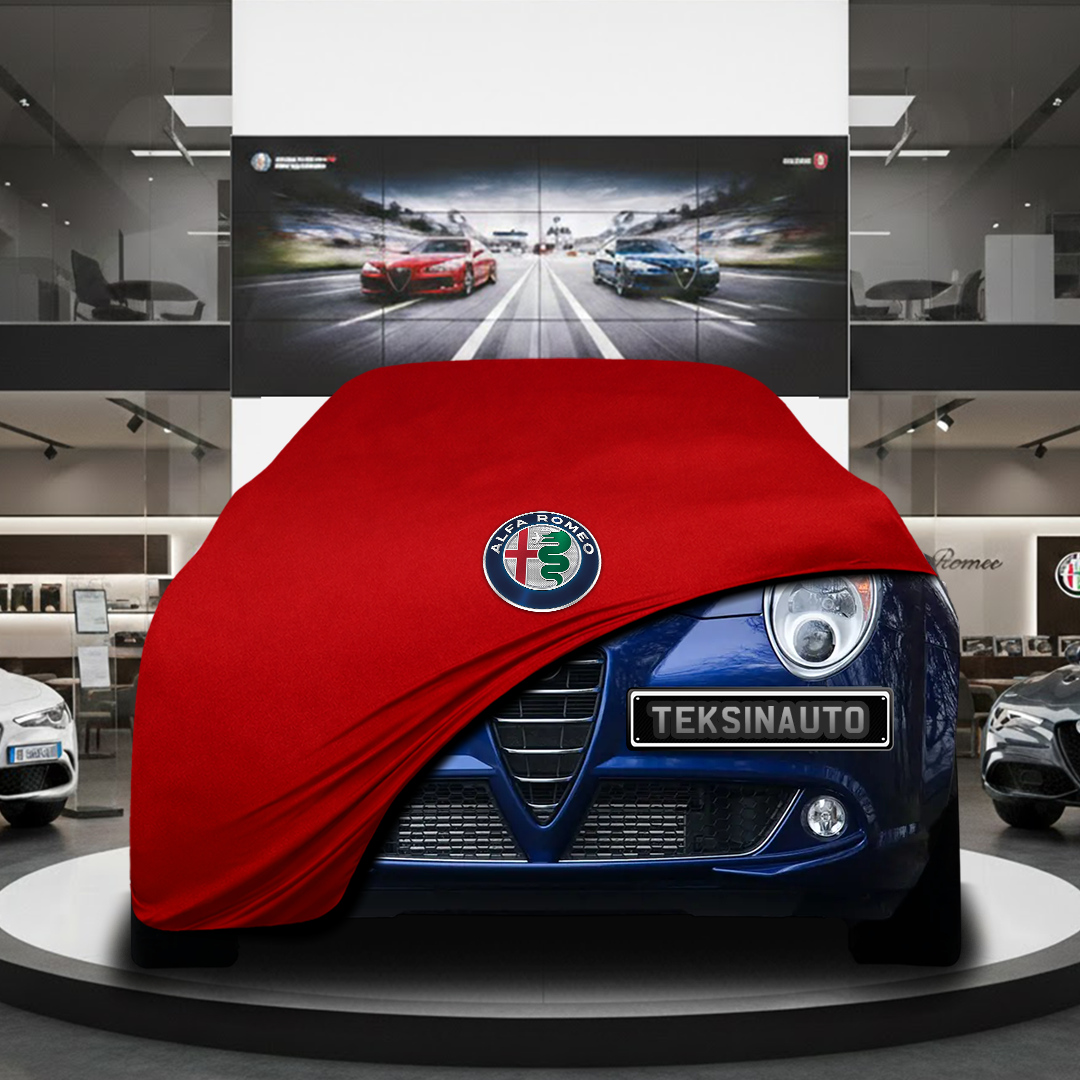 Alfa Romeo Mito Hatchback (2008-2018) Custom Fit Indoor Car Cover Soft Stretch Black Gray Blue Red Dust Protection Garage Cover Laser Cut + Bag