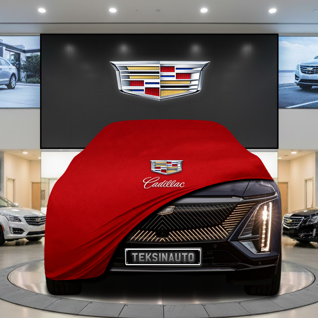 Cadillac LYRIQ (2022) Custom Fit Indoor Car Cover Soft Stretch Black Gray Blue Red Dust Protection Garage Cover Laser Cut + Bag