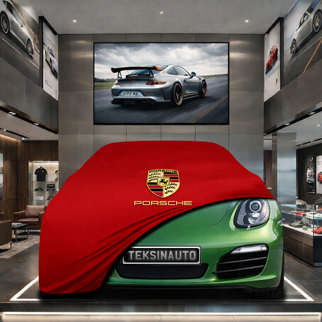 Porsche Boxster 981 (2012-2016) Custom Fit Indoor Car Cover Soft Stretch Black Gray Blue Red Dust Protection Garage Cover Laser Cut + Bag