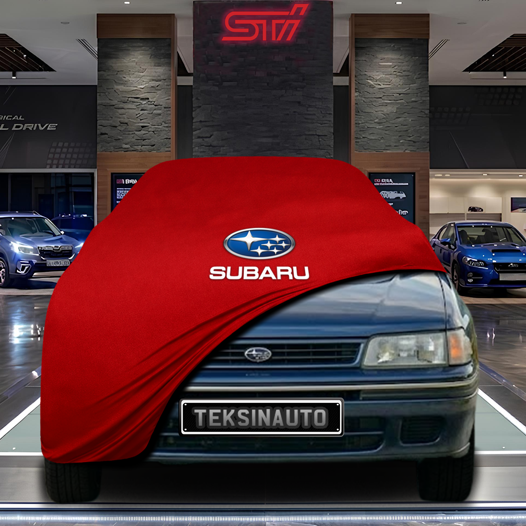 Subaru Legacy 1 (1989 - 1993)  Custom Fit Indoor Car Cover Soft Stretch Black Gray Blue Red Dust Protection Garage Cover Laser Cut + Bag