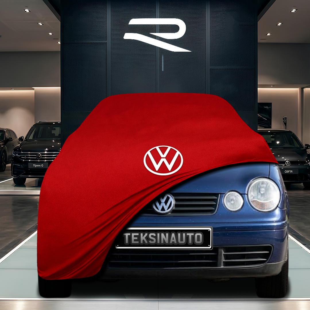 Volkswagen Polo 4 9N (2001-2009)   Custom Fit Indoor Car Cover Soft Stretch Black Gray Blue Red Dust Protection Garage Cover Laser Cut + Bag