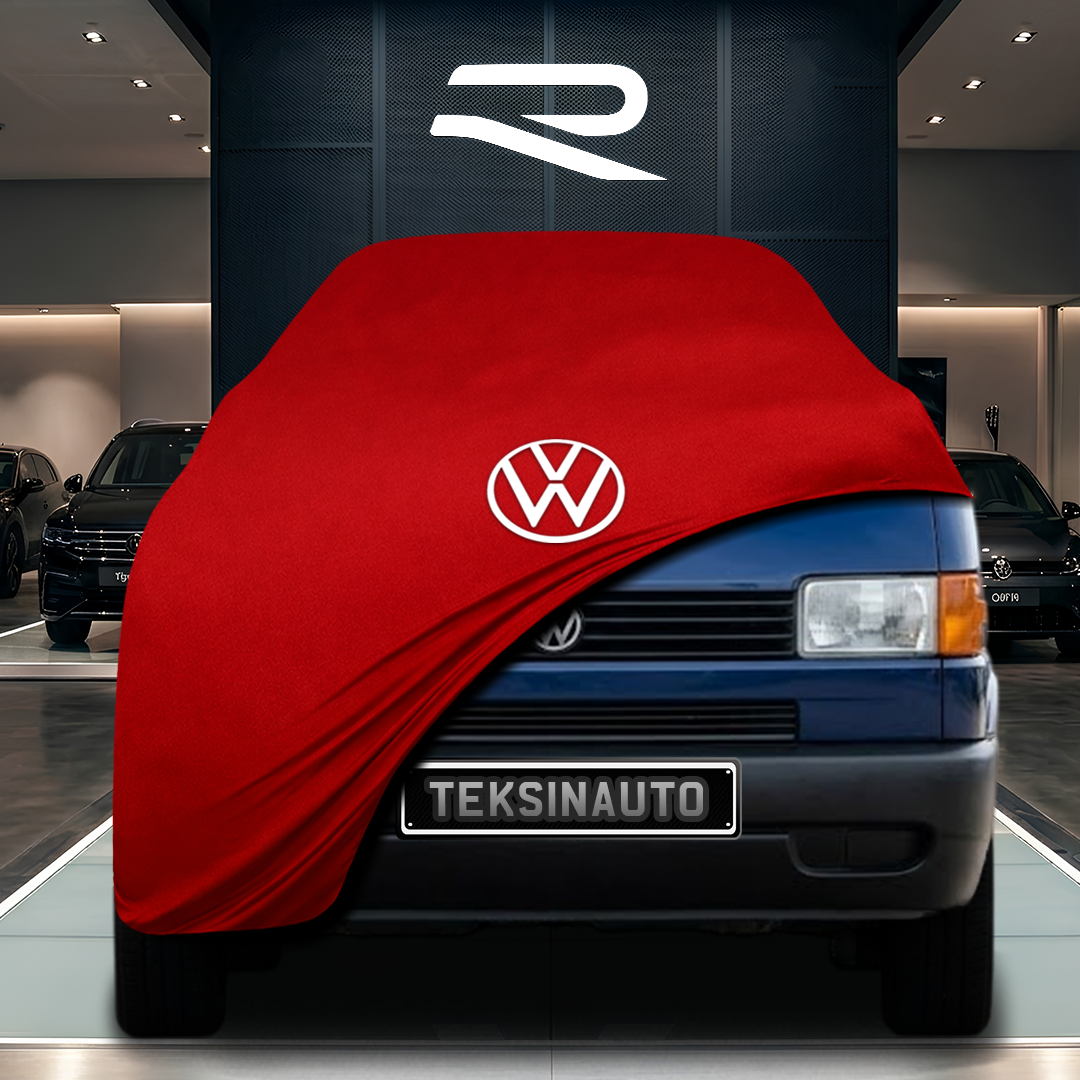 Volkswagen Transporter T4 (1990-1995) Custom Fit Indoor Car Cover Soft Stretch Black Gray Blue Red Dust Protection Garage Cover Laser Cut + Bag