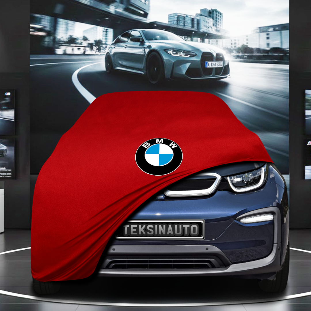 BMW İ3 Custom Fit Indoor Car Cover Soft Stretch Black Gray Blue Red Dust Protection Garage Cover Laser Cut + Bag