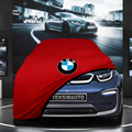 BMW İ3 Custom Fit Indoor Car Cover Soft Stretch Black Gray Blue Red Dust Protection Garage Cover Laser Cut + Bag