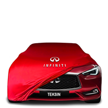 Infiniti Q60 (2013-) Indoor Car Cover Custom Fit, Black, Gray, Blue, Red Color