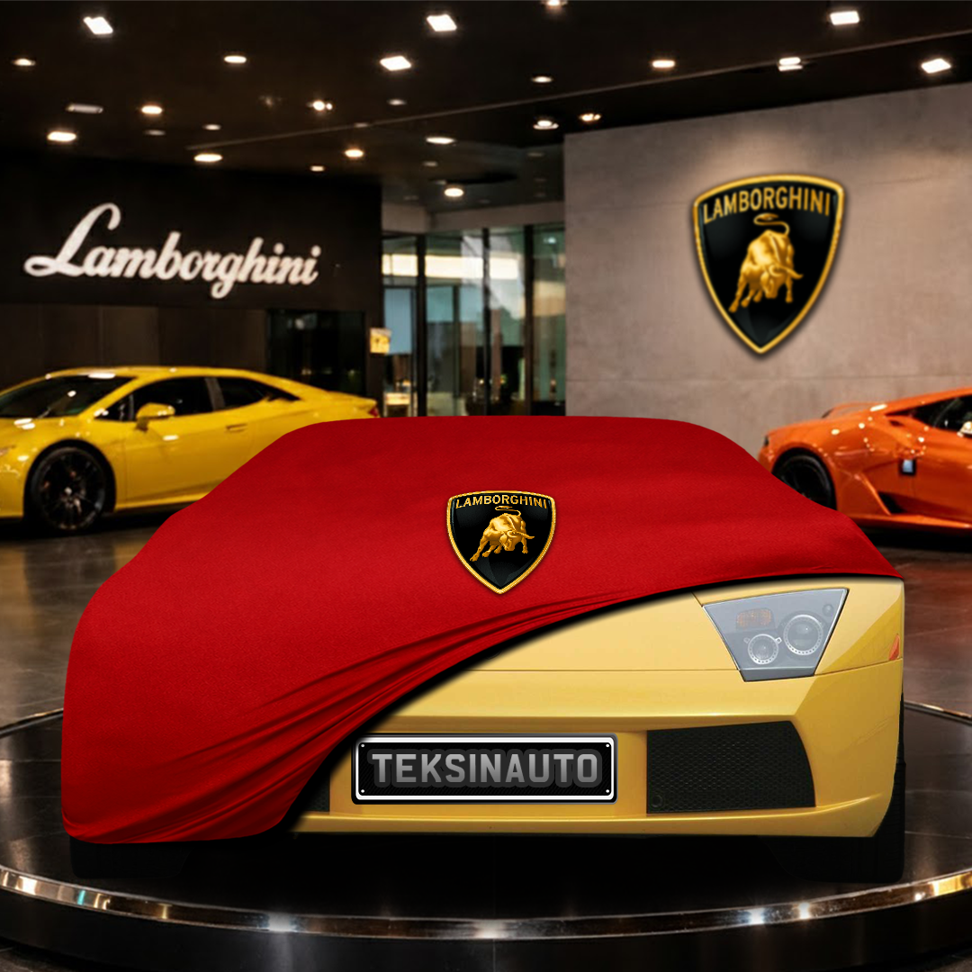 Lamborghini Murcielago (2001-2006) Custom Fit Indoor Car Cover Soft Stretch Black Gray Blue Red Dust Protection Garage Cover Laser Cut + Bag