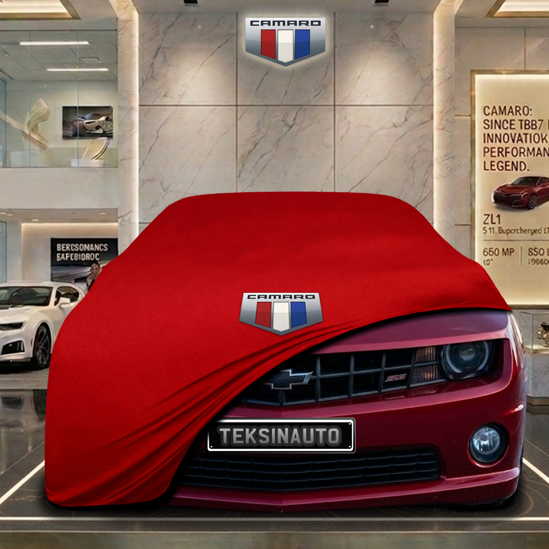 CHEVROLET CAMARO 5 (2011-2016) Custom Fit Indoor Car Cover Soft Stretch Black Gray Blue Red Dust Protection Garage Cover Laser Cut + Bag