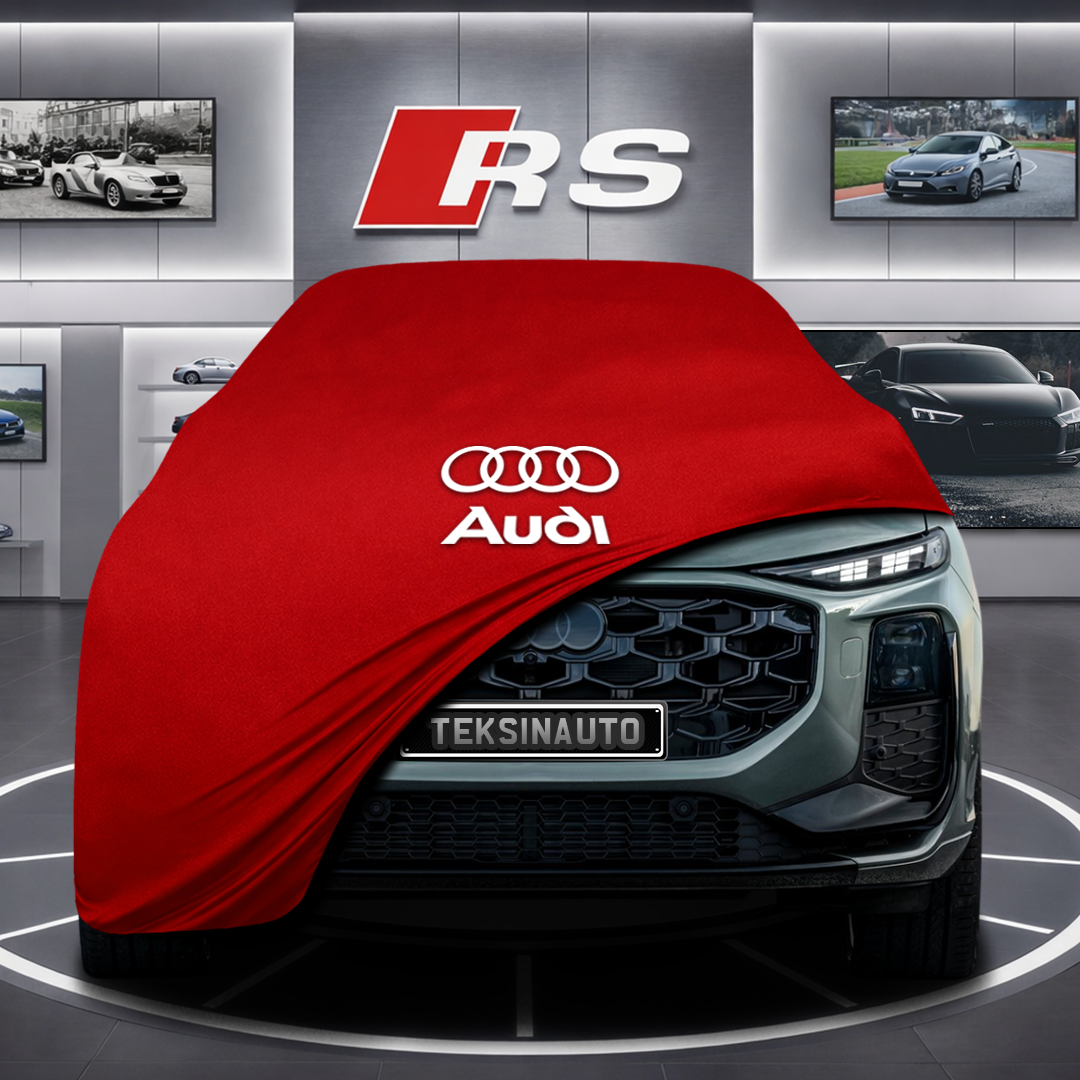 AUDİ Q3 FJ Custom Fit Indoor Car Cover Soft Stretch Black Gray Blue Red Dust Protection Garage Cover Laser Cut + Bag