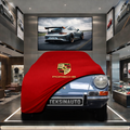 PORSCHE 912 1965-1969 Custom Fit Indoor Car Cover Soft Stretch Black Gray Blue Red Dust Protection Garage Cover Laser Cut + Bag
