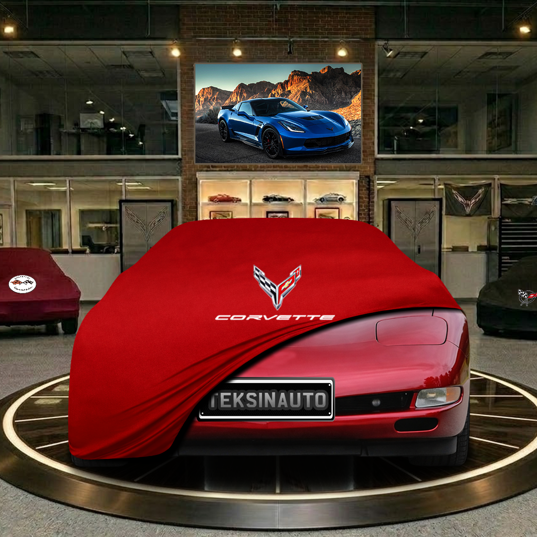 Corvette C5 Custom Fit Indoor Car Cover Soft Stretch Black Gray Blue Red Dust Protection Garage Cover Laser Cut + Bag