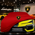 LAMBORGHİNİ FENOMENO 2025- Custom Fit Indoor Car Cover Soft Stretch Black Gray Blue Red Dust Protection Garage Cover Laser Cut + Bag