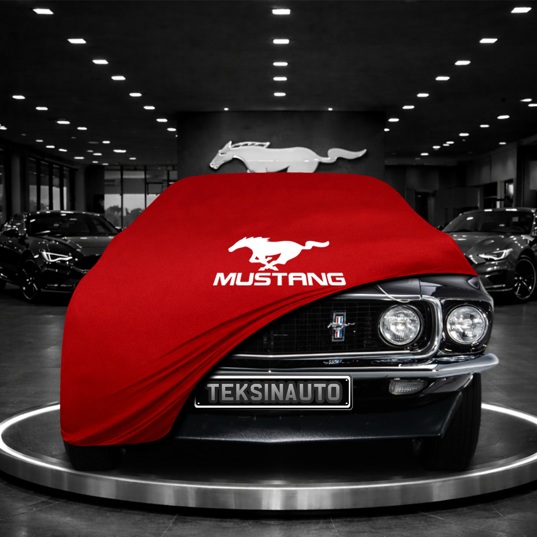 MUSTANG 1 MY 69 1964-1973  Custom Fit Indoor Car Cover Soft Stretch Black Gray Blue Red Dust Protection Garage Cover Laser Cut + Bag
