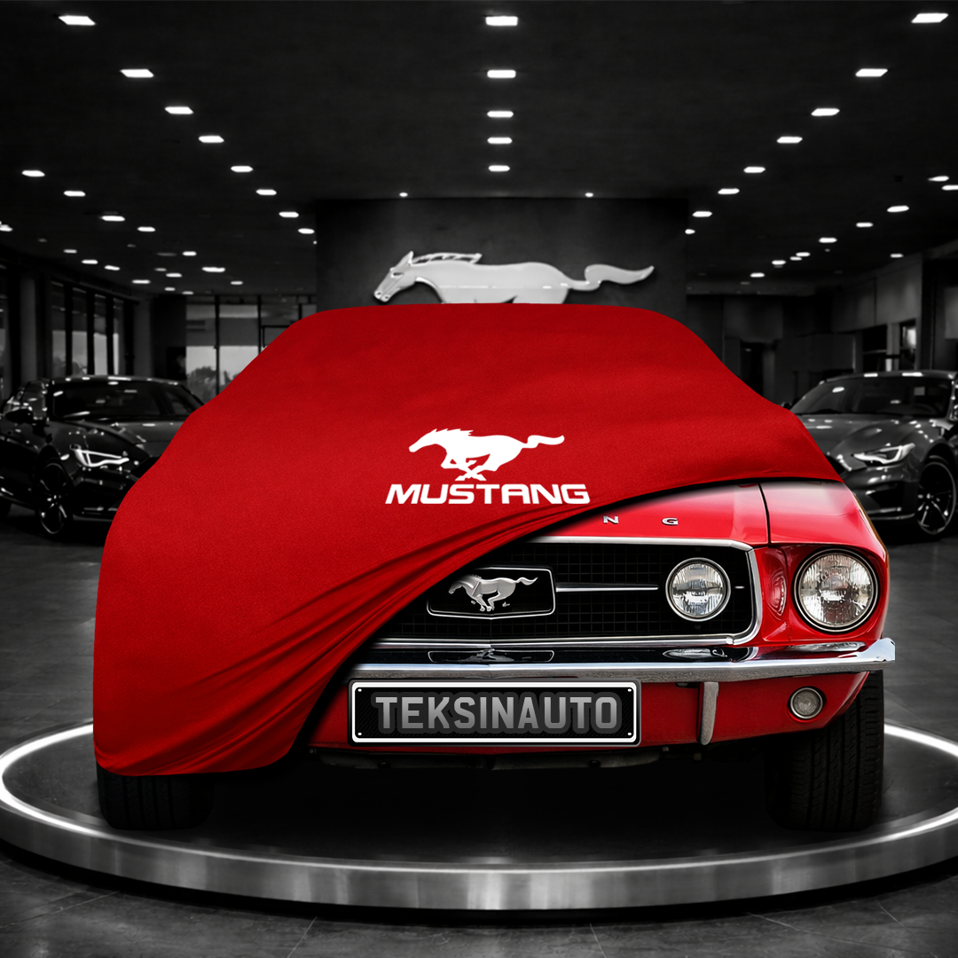 MUSTANG 1 MY 71 1964-1973    Custom Fit Indoor Car Cover Soft Stretch Black Gray Blue Red Dust Protection Garage Cover Laser Cut + Bag