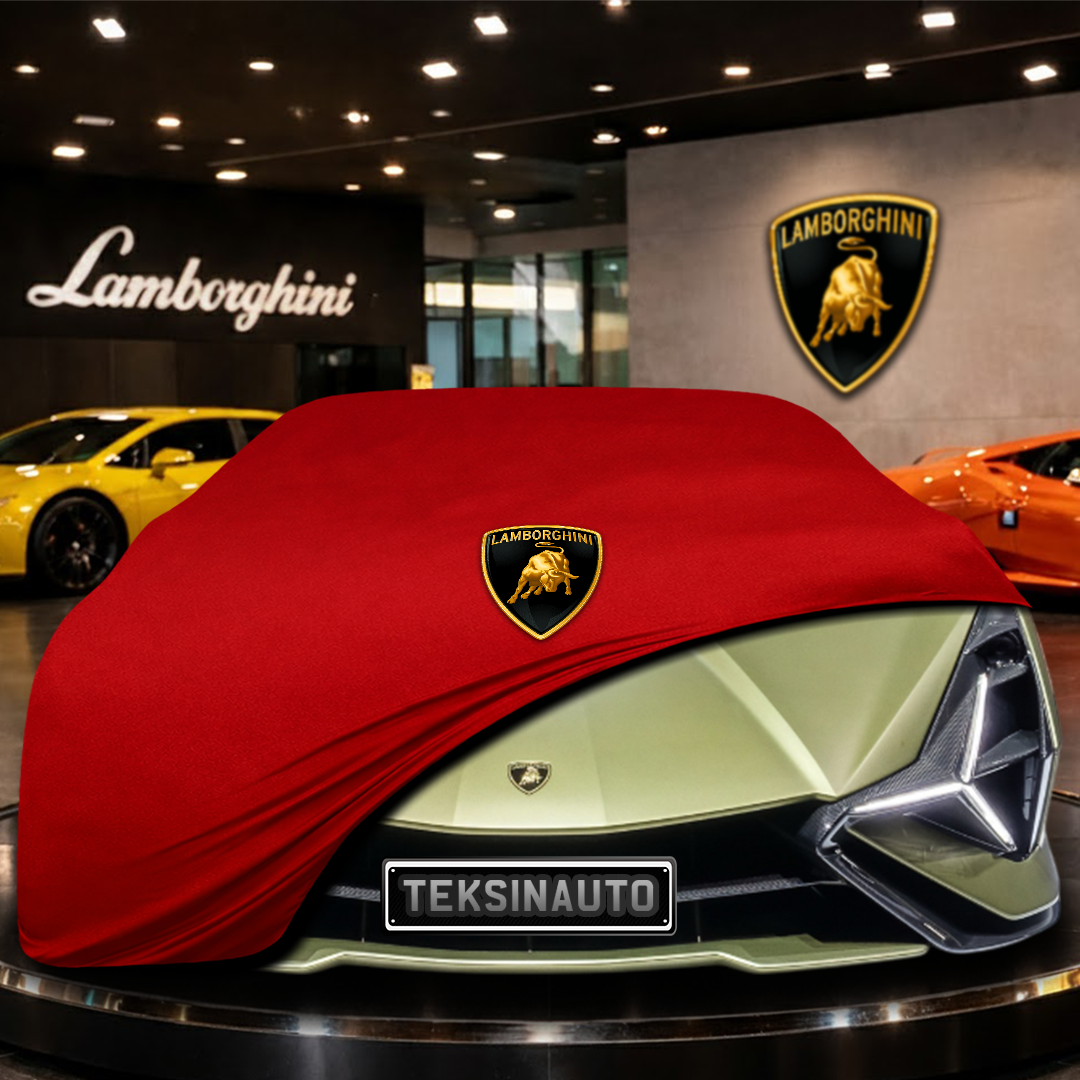 Lamborghini Sian (2019-2022) Custom Fit Indoor Car Cover Soft Stretch Black Gray Blue Red Dust Protection Garage Cover Laser Cut + Bag