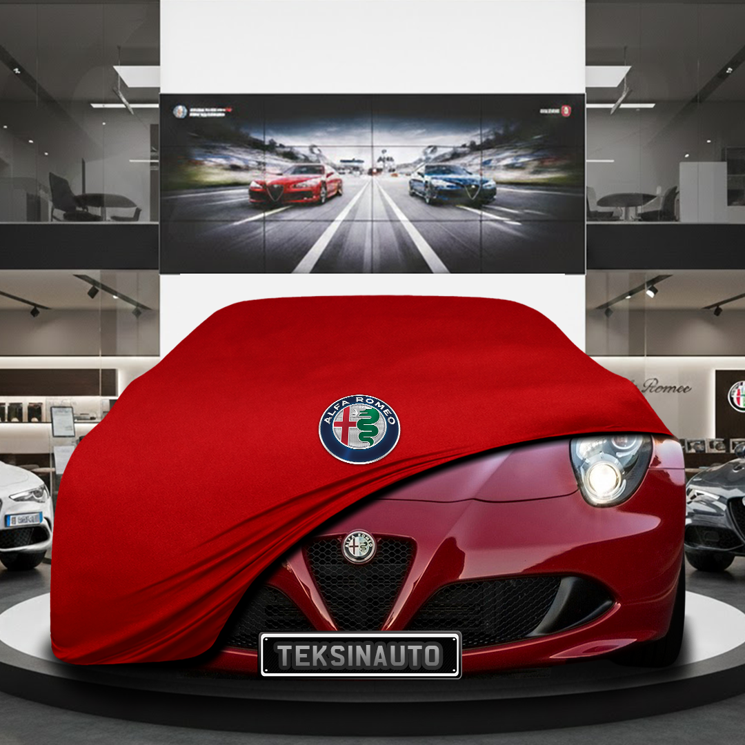 Alfa Romeo 4C CoupeCustom Fit Indoor Car Cover Soft Stretch Black Gray Blue Red Dust Protection Garage Cover Laser Cut + Bag
