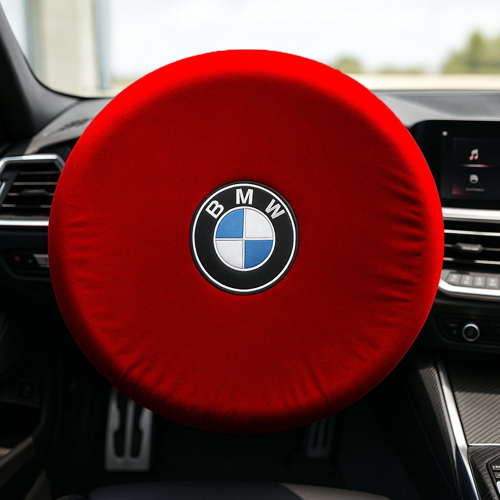 Steering Wheel Cover Soft Elastic Premium Fabric For all BMW Model