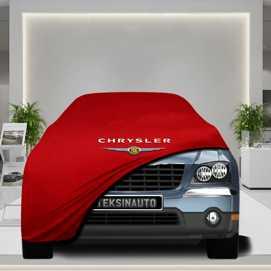 Chrysler Pacifica (2004-2008) Custom Fit Indoor Car Cover Soft Stretch Black Gray Blue Red Dust Protection Garage Cover Laser Cut + Bag