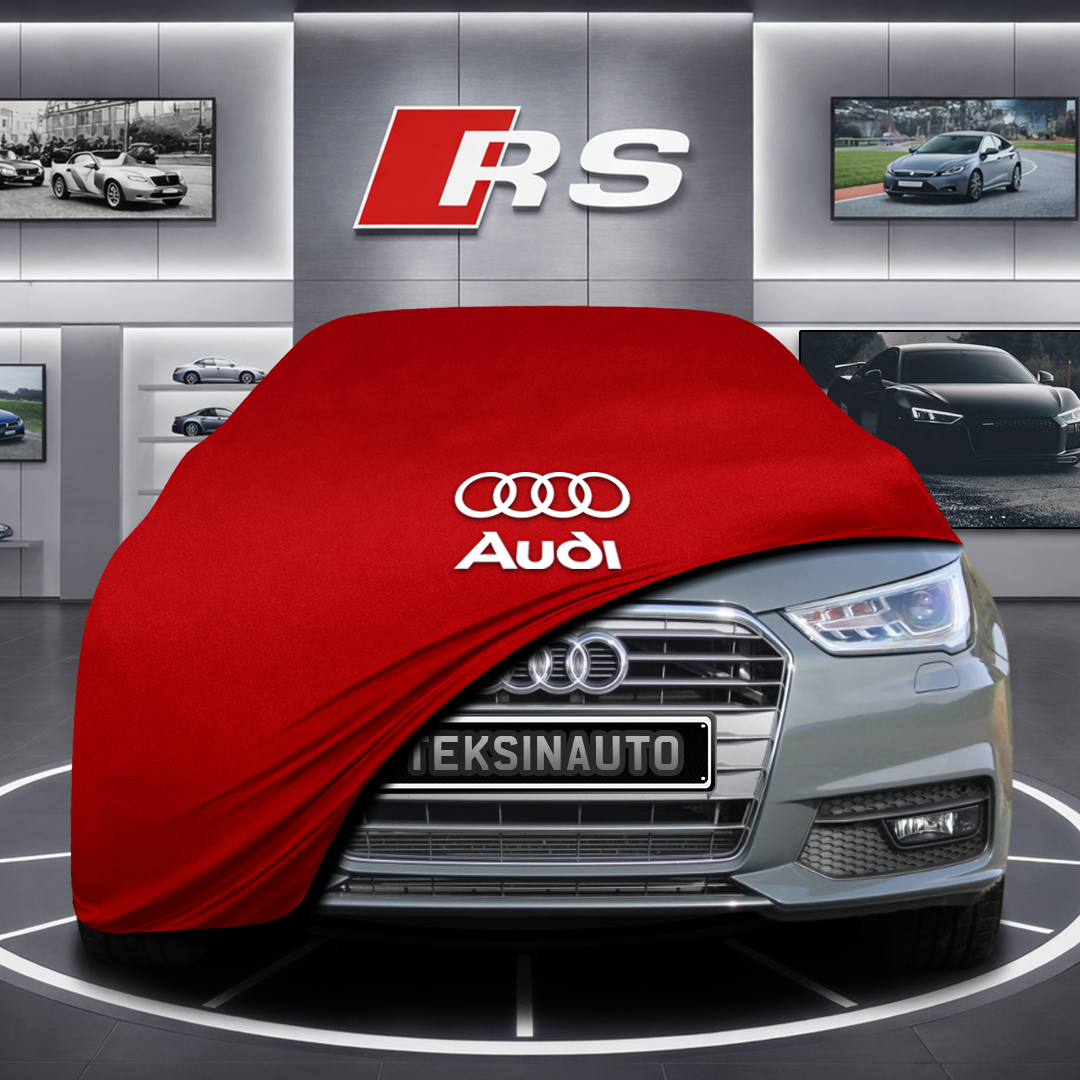 AUDİ A1 8X Custom Fit Indoor Car Cover Soft Stretch Black Gray Blue Red Dust Protection Garage Cover Laser Cut + Bag