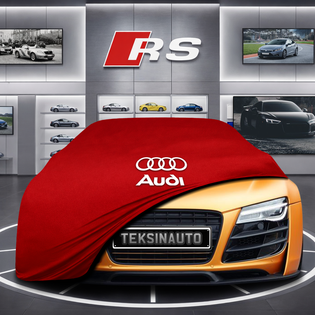 AUDİ R8 42 Custom Fit Indoor Car Cover Soft Stretch Black Gray Blue Red Dust Protection Garage Cover Laser Cut + Bag