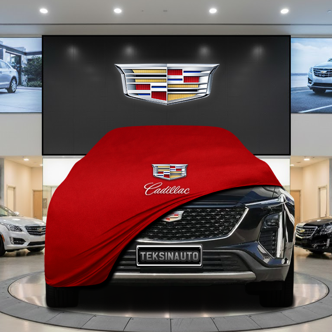 Cadillac GT4 (2023-) Custom Fit Indoor Car Cover Soft Stretch Black Gray Blue Red Dust Protection Garage Cover Laser Cut + Bag