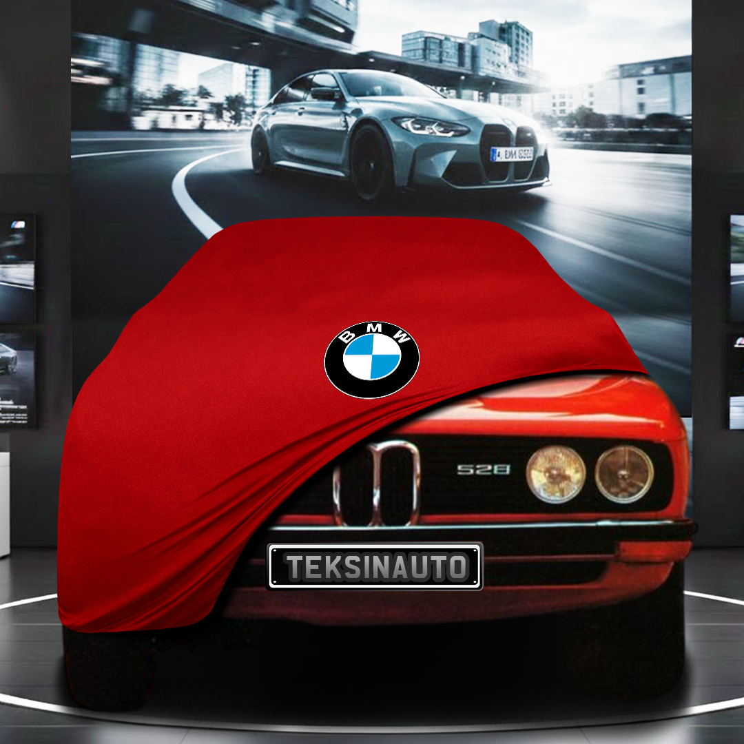BMW 5 E12 (1972-1981) Custom Fit Indoor Car Cover Soft Stretch Black Gray Blue Red Dust Protection Garage Cover Laser Cut + Bag