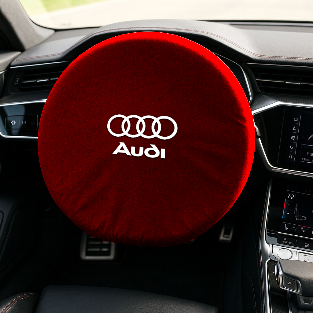 Steering Wheel Cover Soft Elastic Premium Fabric For all Audi Model