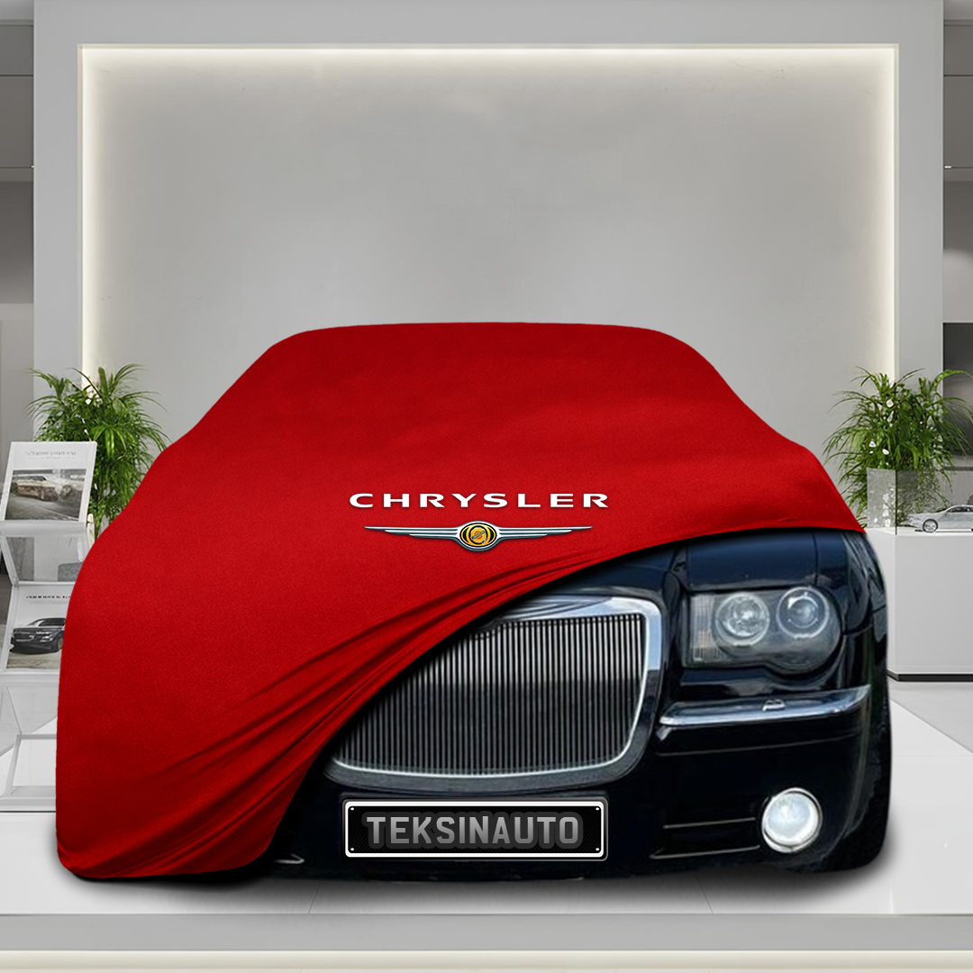 Chrysler 300 (2004-2010) Custom Fit Indoor Car Cover Soft Stretch Black Gray Blue Red Dust Protection Garage Cover Laser Cut + Bag