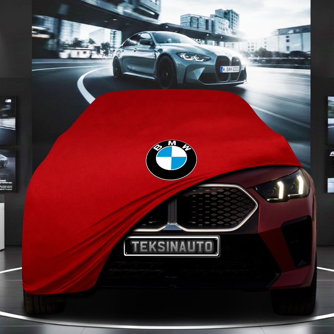 BMW İX2 (2024-) Custom Fit Indoor Car Cover Soft Stretch Black Gray Blue Red Dust Protection Garage Cover Laser Cut + Bag