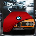BMW E9 Custom Fit Indoor Car Cover Soft Stretch Black Gray Blue Red Dust Protection Garage Cover Laser Cut + Bag