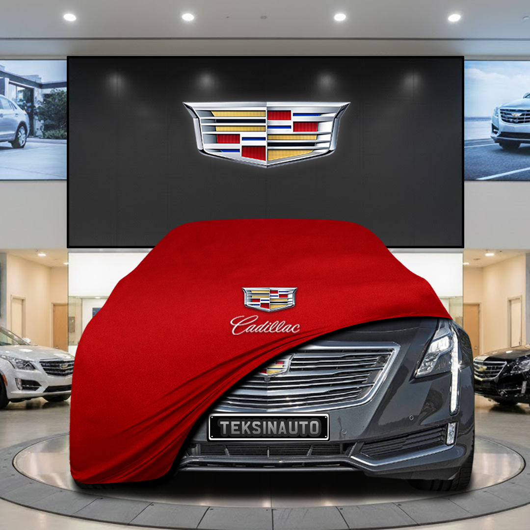 Cadillac CT6 Custom Fit Indoor Car Cover Soft Stretch Black Gray Blue Red Dust Protection Garage Cover Laser Cut + Bag
