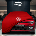 VOLKSWAGEN GOLF 8 (2020-) Custom Fit Indoor Car Cover Soft Stretch Black Gray Blue Red Dust Protection Garage Cover Laser Cut + Bag