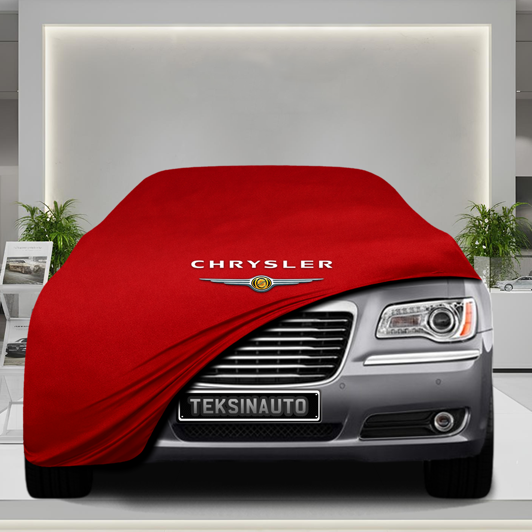 CHRYSLER-300-2(2011-) Custom Fit Indoor Car Cover Soft Stretch Black Gray Blue Red Dust Protection Garage Cover Laser Cut + Bag