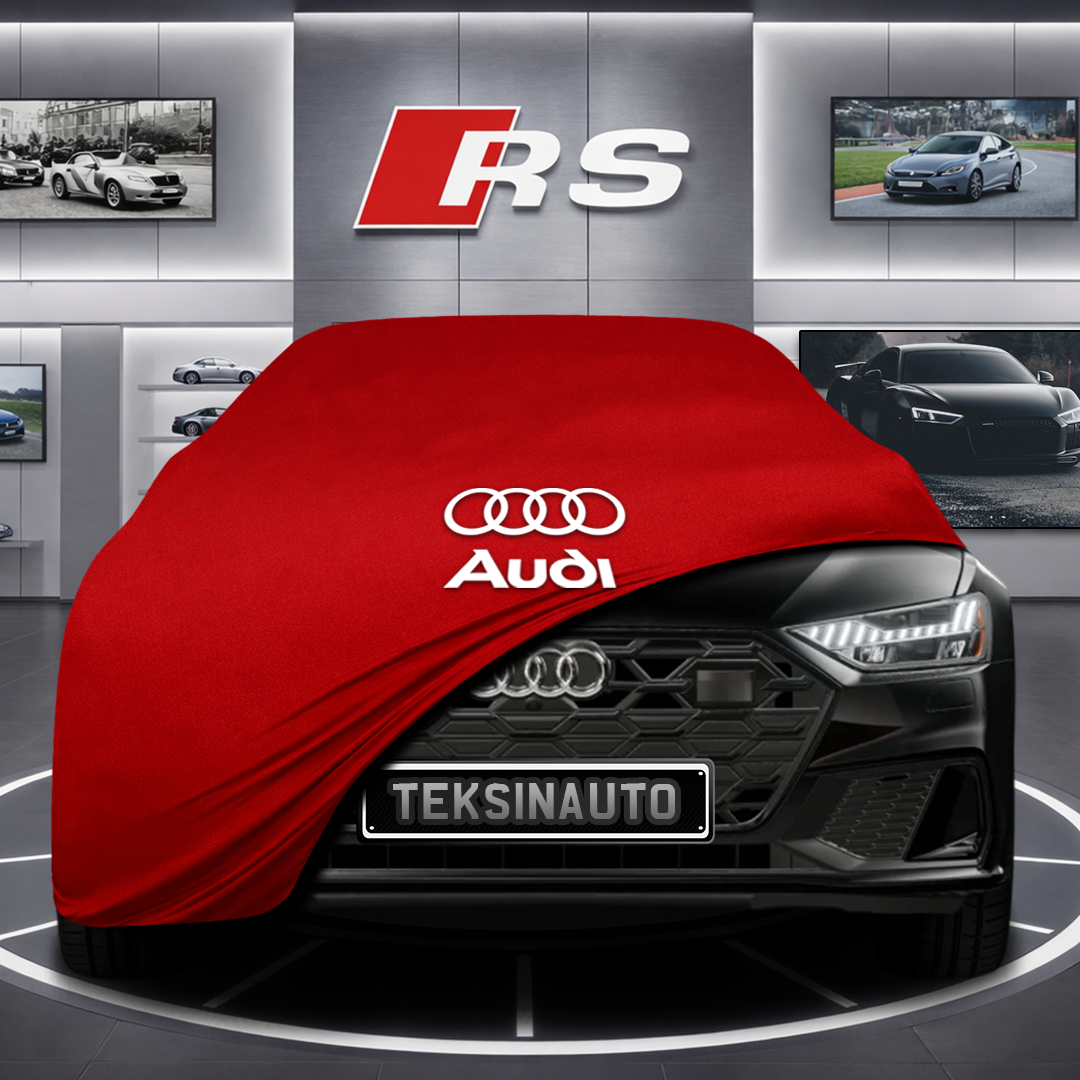 AUDİ A7L 2021- Custom Fit Indoor Car Cover Soft Stretch Black Gray Blue Red Dust Protection Garage Cover Laser Cut + Bag
