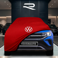 Volkswagen Taos Custom Fit Indoor Car Cover Soft Stretch Black Gray Blue Red Dust Protection Garage Cover Laser Cut + Bag