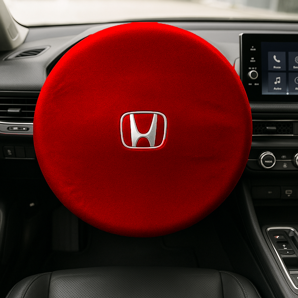 Steering Wheel Cover Soft Elastic Premium Fabric For all Honda Model