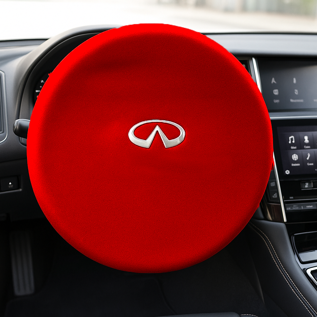 Steering Wheel Cover Soft Elastic Premium Fabric For all Infiniti Model