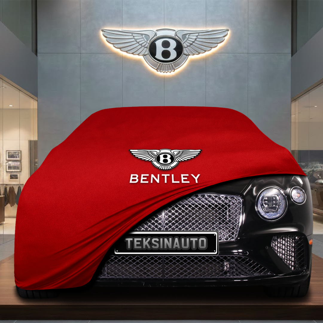 BENTLEY CONTİNENTAL GTC GEN 3 2019-2024 Custom Fit Indoor Car Cover Soft Stretch Black Gray Blue Red Dust Protection Garage Cover Laser Cut + Bag