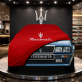 MASERATİ 228 (1986-1992) Custom Fit Indoor Car Cover Soft Stretch Black Gray Blue Red Dust Protection Garage Cover Laser Cut + Bag