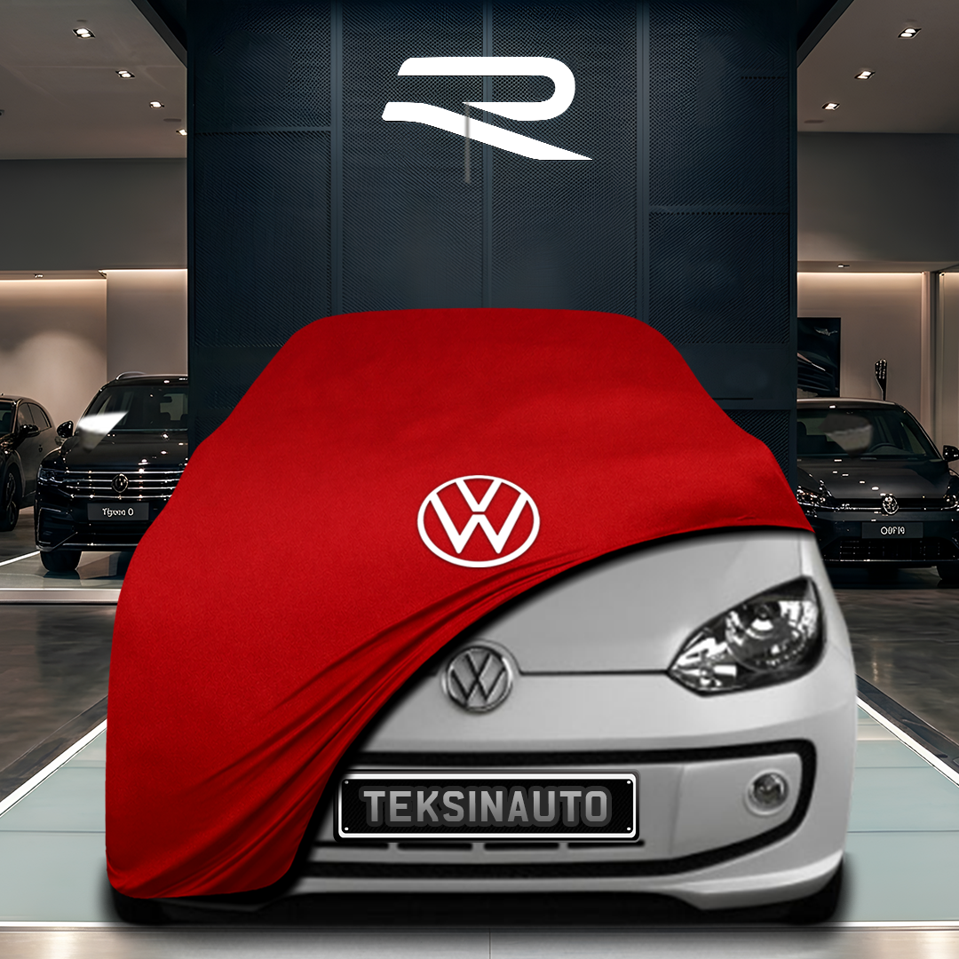 Volkswagen UP Custom Fit Indoor Car Cover Soft Stretch Black Gray Blue Red Dust Protection Garage Cover Laser Cut + Bag
