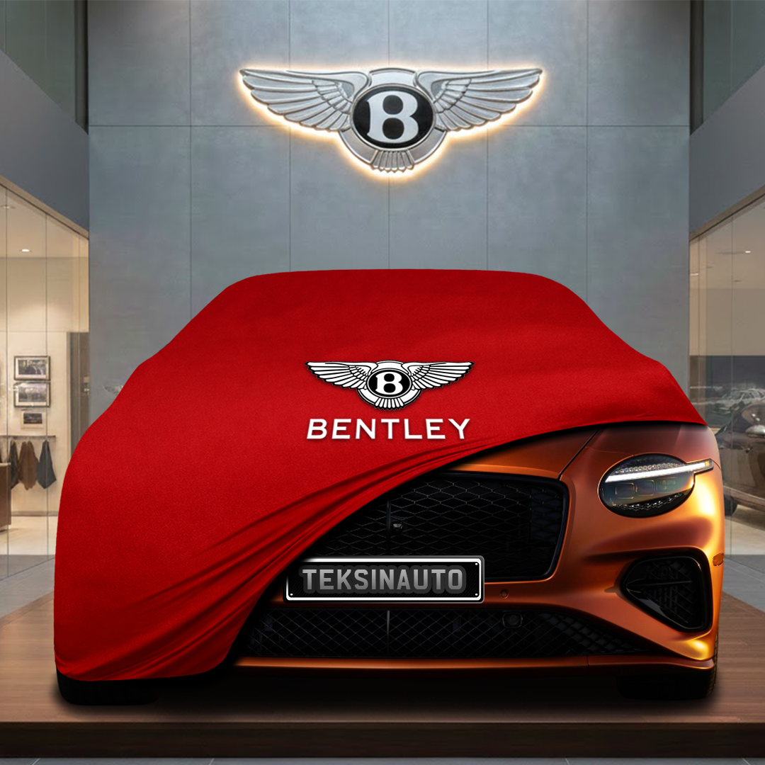 BENTLEY CONTİNENTAL GTC GEN 4 2025- Custom Fit Indoor Car Cover Soft Stretch Black Gray Blue Red Dust Protection Garage Cover Laser Cut + Bag