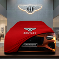BENTLEY CONTİNENTAL GTC GEN 4 2025- Custom Fit Indoor Car Cover Soft Stretch Black Gray Blue Red Dust Protection Garage Cover Laser Cut + Bag